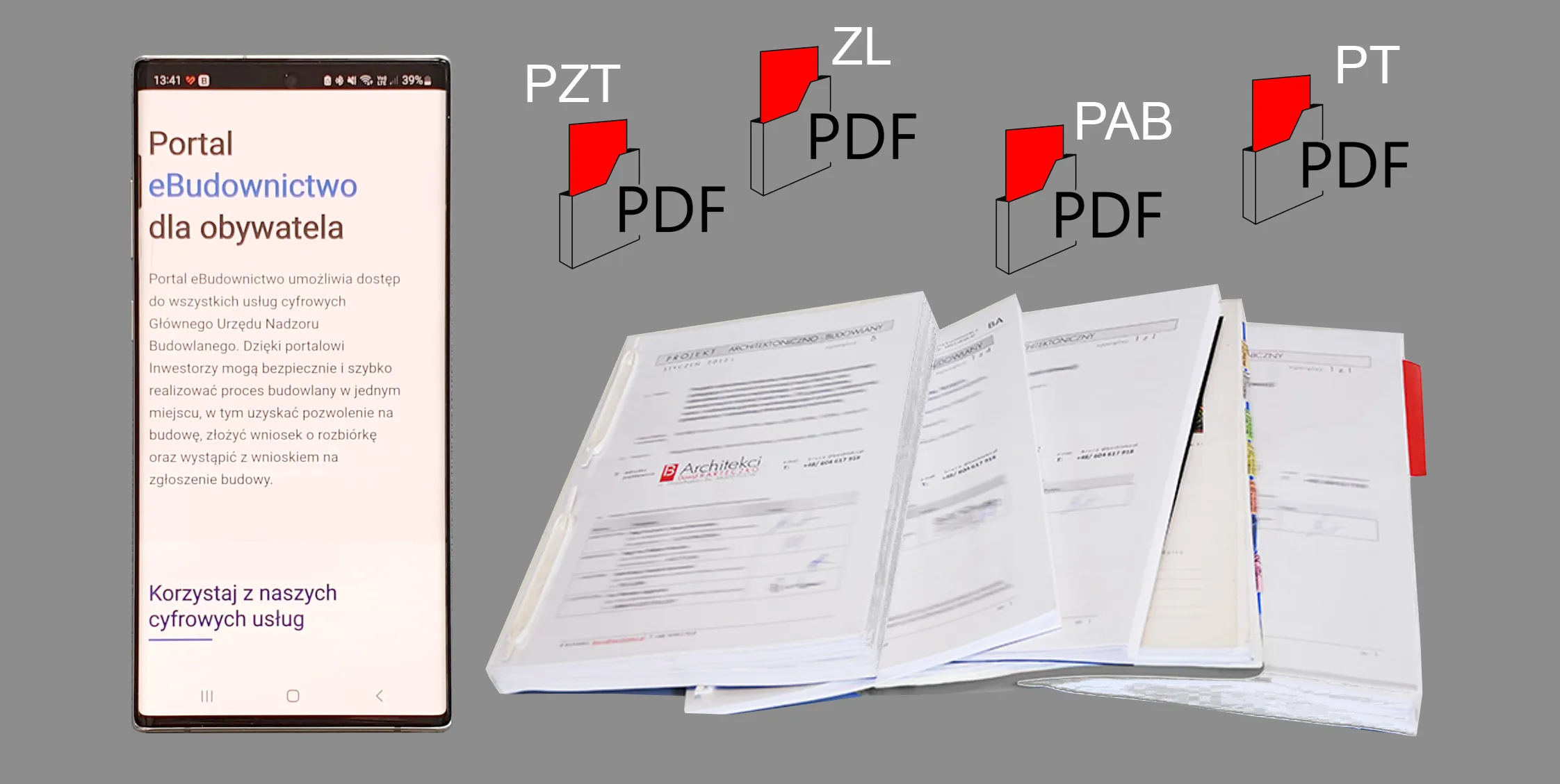 Projekt budowlany jako załącznik do procedury pozwolenia na budowę lub zgłoszenia