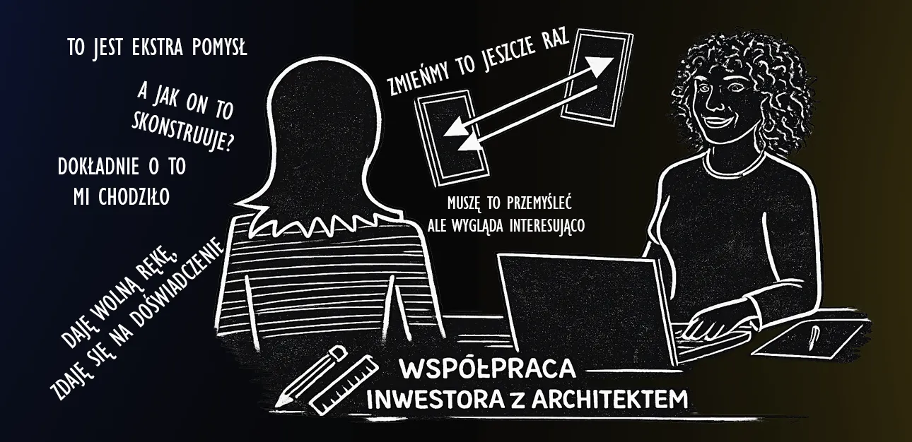 Współpraca architekta i inwestora przy projekcie wnętrz domu lub mieszkania
