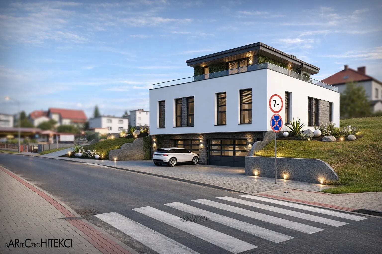 Nadbudowa usługowo-mieszkalna — Jastrzębie-Zdrój (2018) | portfolio BArchitekci