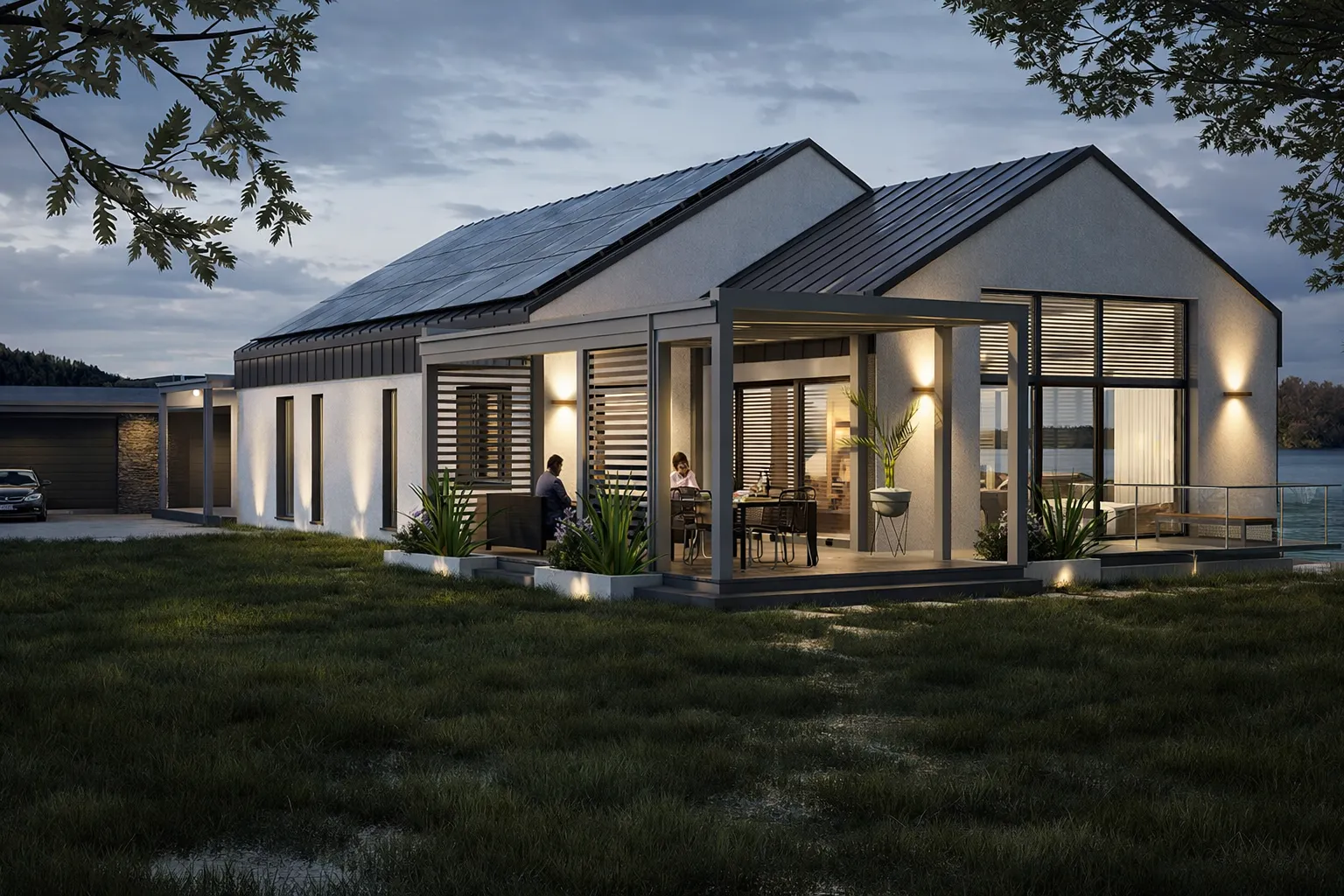 Dom na skarpie w Cieszynie — projekt architektoniczny